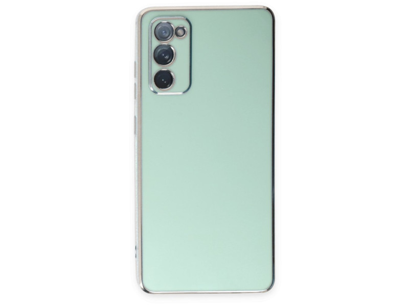Newface Samsung Galaxy S20 FE Kılıf Volet Silikon - Açık Yeşil