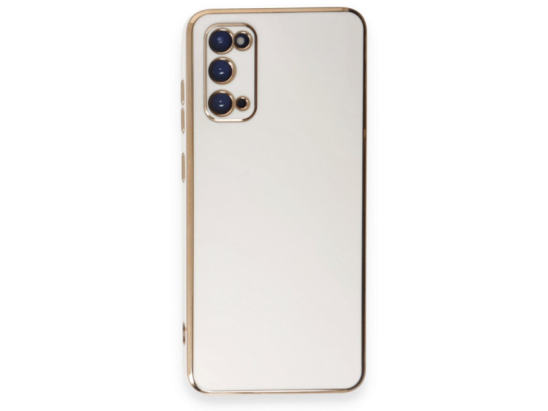 Newface Samsung Galaxy S20 Kılıf Volet Silikon - Beyaz