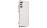 Newface Samsung Galaxy S20 Kılıf Volet Silikon - Beyaz