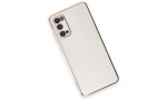 Newface Samsung Galaxy S20 Kılıf Volet Silikon - Beyaz