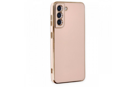 Newface Samsung Galaxy S21 Kılıf Volet Silikon - Pembe