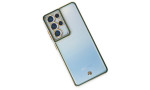 Newface Samsung Galaxy S21 Ultra Kılıf Liva Lens Silikon - Yeşil