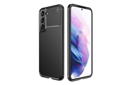 Newface Samsung Galaxy S22 Plus Kılıf Focus Karbon Silikon - Siyah