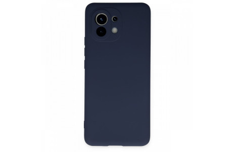 Newface Xiaomi Mi 11 Kılıf Nano içi Kadife Silikon - Lacivert