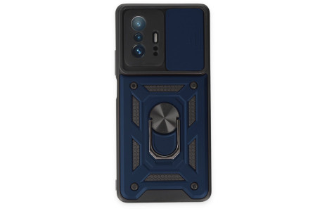 Newface Xiaomi Mi 11T Kılıf Pars Lens Yüzüklü Silikon - Lacivert