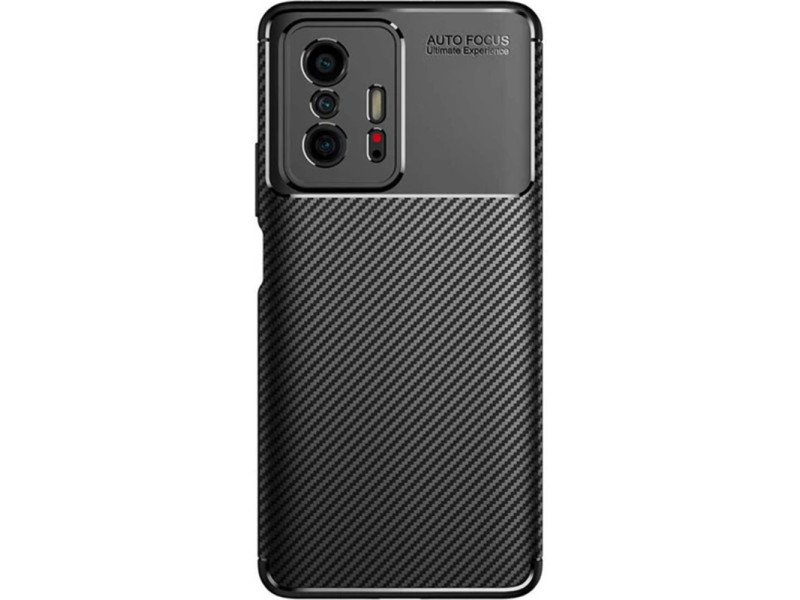Newface Xiaomi Mi 11T Pro Kılıf Focus Karbon Silikon - Siyah