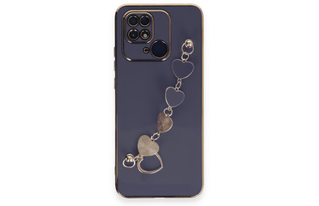 Newface Xiaomi Poco C40 Kılıf Esila Silikon - Gri