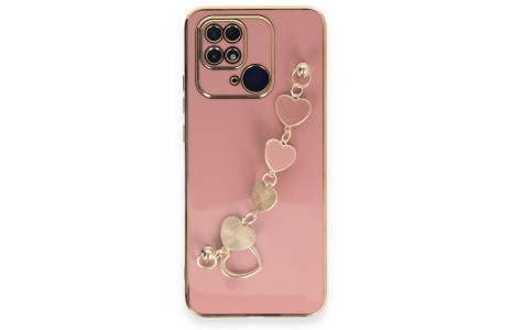 Newface Xiaomi Poco C40 Kılıf Esila Silikon - Pudra