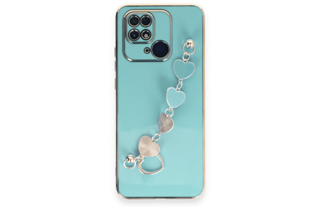 Newface Xiaomi Poco C40 Kılıf Esila Silikon - Su Yeşili