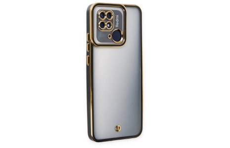 Newface Xiaomi Poco C40 Kılıf Liva Lens Silikon - Siyah