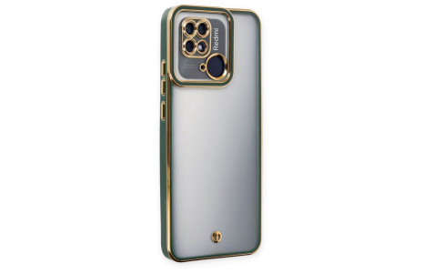 Newface Xiaomi Poco C40 Kılıf Liva Lens Silikon - Yeşil