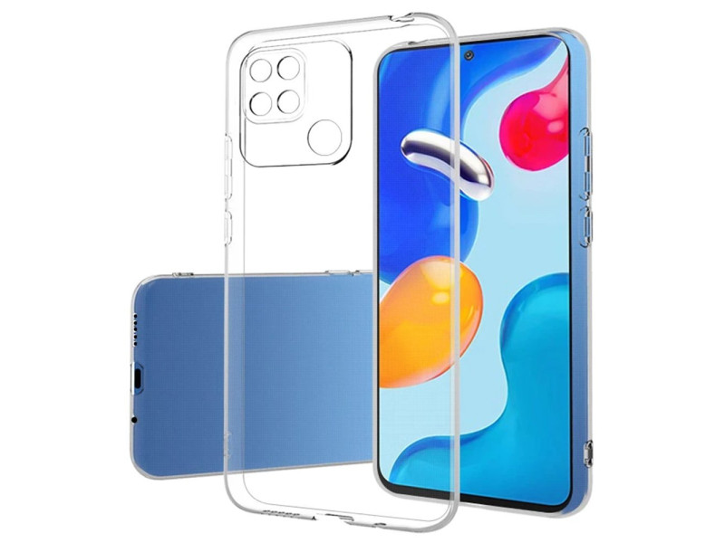 Newface Xiaomi Poco C40 Kılıf Lüx Şeffaf Silikon