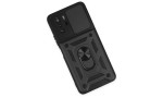 Newface Xiaomi Poco X3 GT Kılıf Pars Lens Yüzüklü Silikon - Siyah