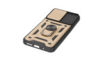 Newface Xiaomi Redmi 10 2022 Kılıf Pars Lens Yüzüklü Silikon - Gold