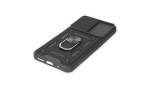 Newface Xiaomi Redmi 10 2022 Kılıf Pars Lens Yüzüklü Silikon - Siyah