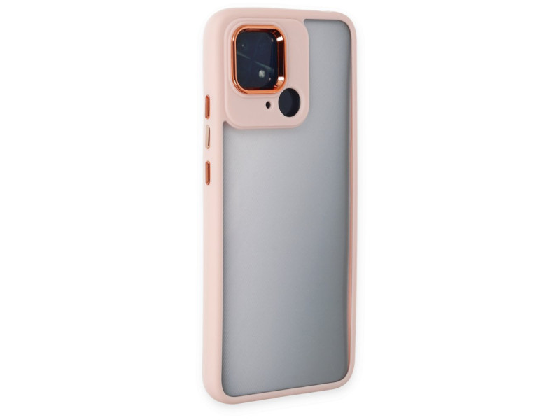 Newface Xiaomi Redmi 10C Kılıf Dora Kapak - Pudra