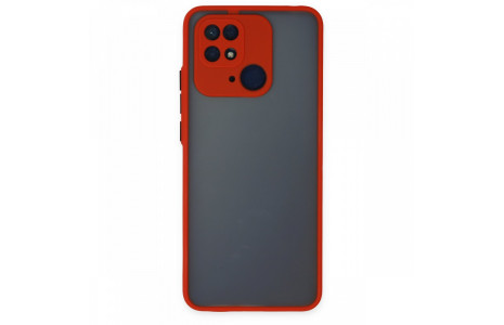 Newface Xiaomi Poco C40 Kılıf Montreal Silikon Kapak - Kırmızı