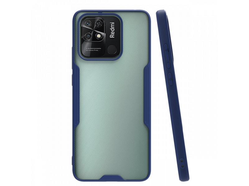 Newface Xiaomi Poco C40 Kılıf Platin Silikon - Lacivert