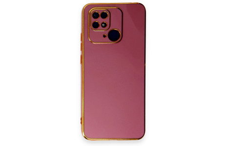 Newface Xiaomi Redmi 10C Kılıf Volet Silikon - Kırmızı