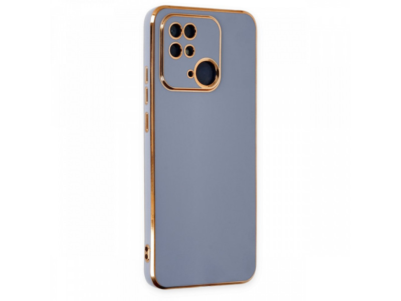 Newface Xiaomi Poco C40 Kılıf Volet Silikon - Mavi