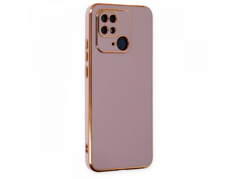 Newface Xiaomi Poco C40 Kılıf Volet Silikon - Mor