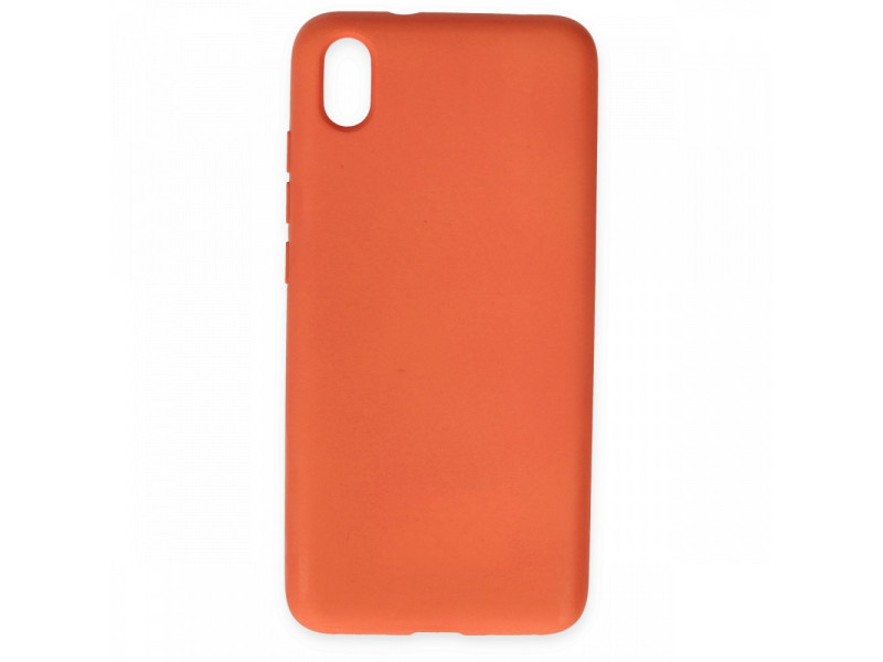 Newface Xiaomi Redmi 7A Kılıf Nano içi Kadife Silikon - Turuncu