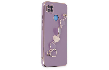 Newface Xiaomi Redmi 9C Kılıf Esila Silikon - Mor