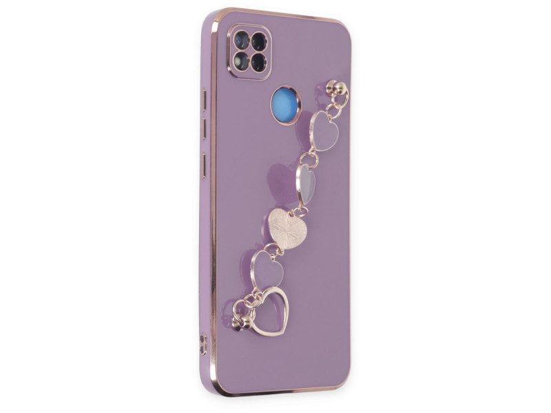 Newface Xiaomi Redmi 9C Kılıf Esila Silikon - Mor