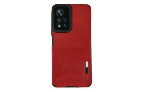 Newface Xiaomi Redmi Note 11 Pro Plus 5G Kılıf Loop Deri Silikon - Kırmızı