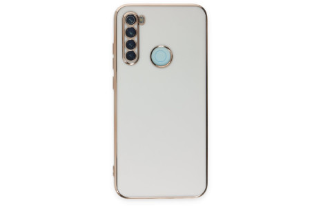 Newface Xiaomi Redmi Note 8 Kılıf Volet Silikon - Beyaz