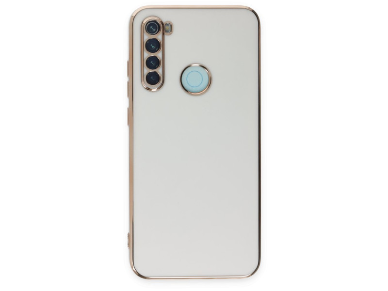 Newface Xiaomi Redmi Note 8 Kılıf Volet Silikon - Beyaz