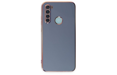 Newface Xiaomi Redmi Note 8 Kılıf Volet Silikon - Mavi