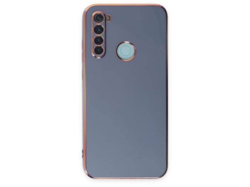 Newface Xiaomi Redmi Note 8 Kılıf Volet Silikon - Mavi