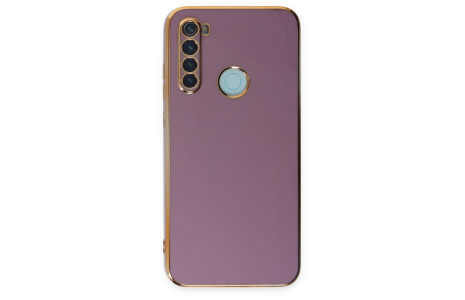 Newface Xiaomi Redmi Note 8 Kılıf Volet Silikon - Mor