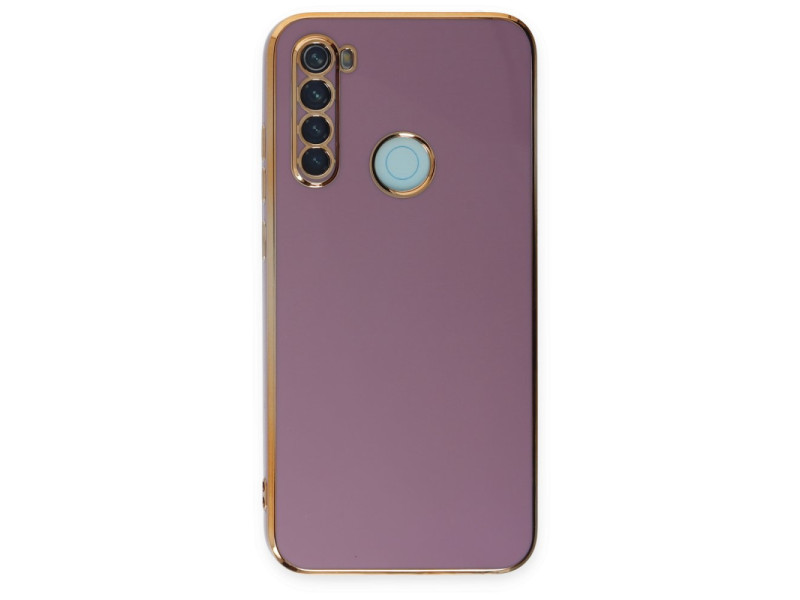 Newface Xiaomi Redmi Note 8 Kılıf Volet Silikon - Mor