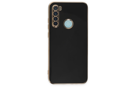 Newface Xiaomi Redmi Note 8 Kılıf Volet Silikon - Siyah