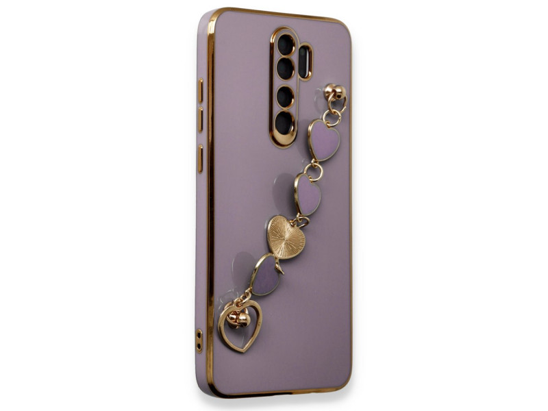 Newface Xiaomi Redmi Note 8 Pro Kılıf Esila Silikon - Mor