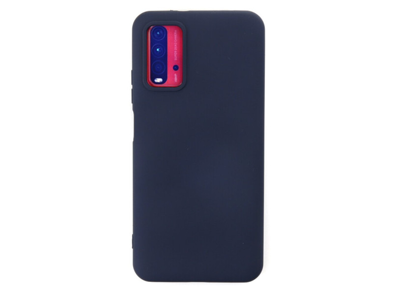 Newface Xiaomi Redmi Note 9 4G Kılıf Nano içi Kadife Silikon - Lacivert