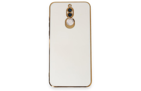 Newface Huawei Mate 10 Lite Kılıf Volet Silikon - Beyaz