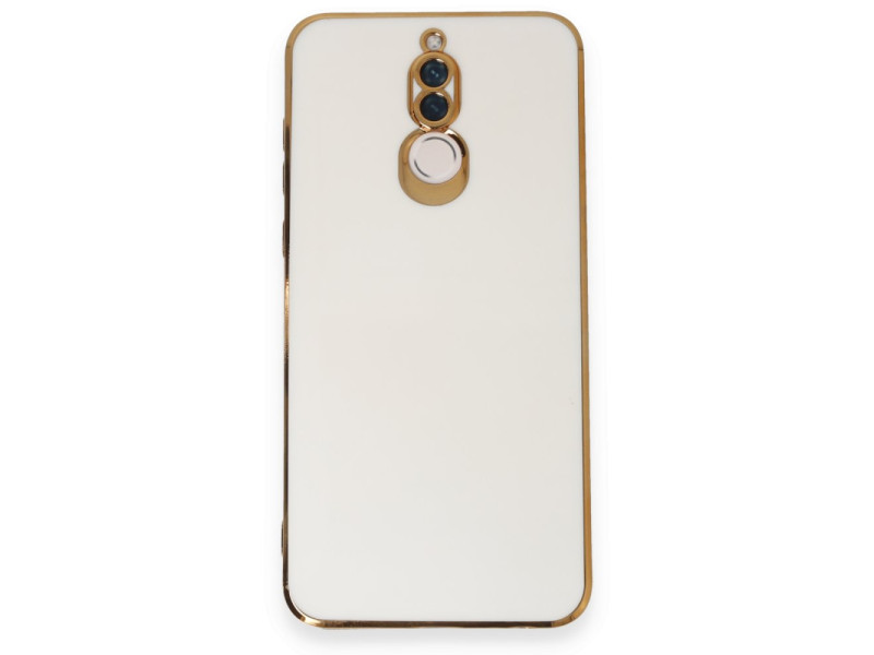 Newface Huawei Mate 10 Lite Kılıf Volet Silikon - Beyaz