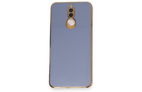 Newface Huawei Mate 10 Lite Kılıf Volet Silikon - Mavi