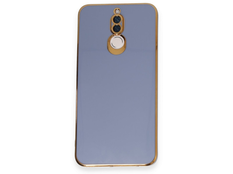 Newface Huawei Mate 10 Lite Kılıf Volet Silikon - Mavi