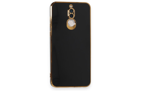 Newface Huawei Mate 10 Lite Kılıf Volet Silikon - Siyah