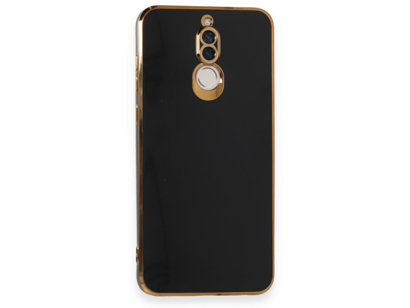 Newface Huawei Mate 10 Lite Kılıf Volet Silikon - Siyah