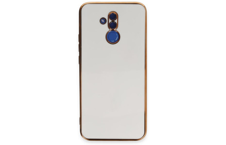 Newface Huawei Mate 20 Lite Kılıf Volet Silikon - Beyaz