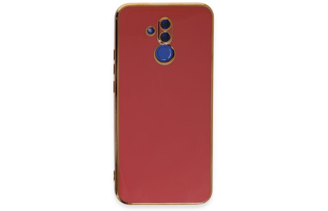 Newface Huawei Mate 20 Lite Kılıf Volet Silikon - Kırmızı