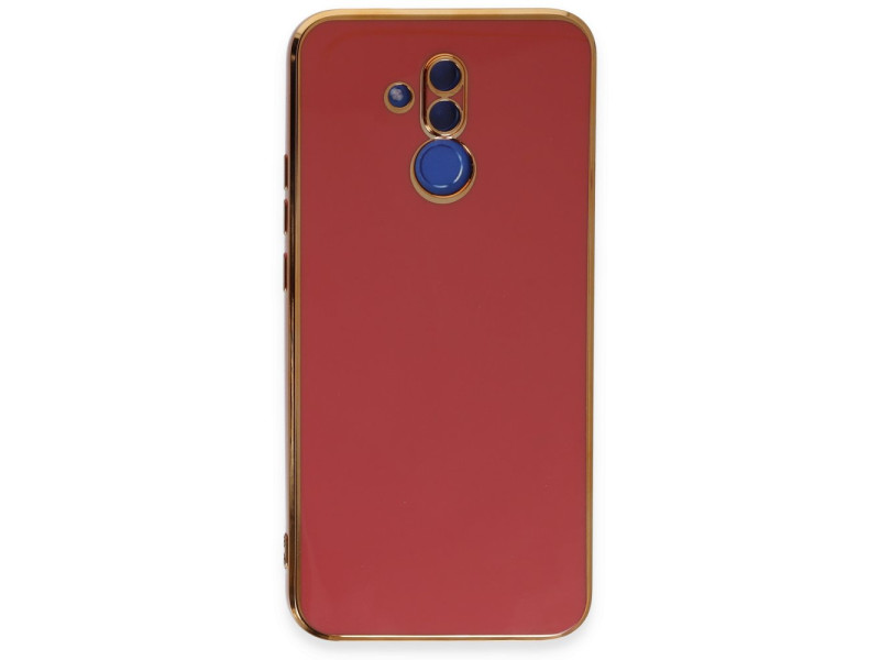 Newface Huawei Mate 20 Lite Kılıf Volet Silikon - Kırmızı