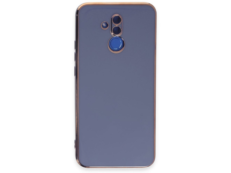 Newface Huawei Mate 20 Lite Kılıf Volet Silikon - Mavi