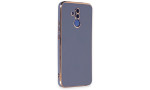 Newface Huawei Mate 20 Lite Kılıf Volet Silikon - Mavi