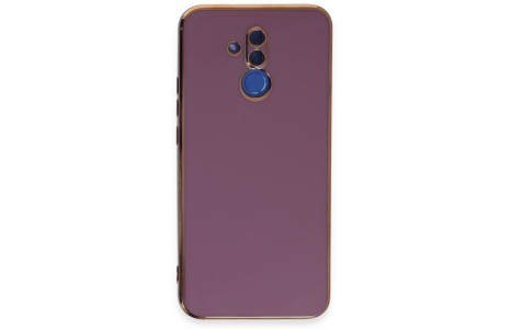 Newface Huawei Mate 20 Lite Kılıf Volet Silikon - Mor